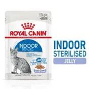 Royal Canin Indoor Sterilised Wet Cat Food in Jelly Pouch 85g image