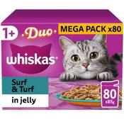 Whiskas 1+ Duo Surf &amp; Turf in Jelly 80x85gr image