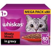 Whiskas 1+ Meaty Meals in Gravy 80x85gr image