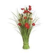 Floral Bundle Red Poppy 70cm
