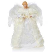 30cm White Tree Top Angel image