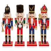 30cm Wooden Nutcracker 4 Asst