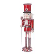 RED NUTCRACKER SOLDIER (11x12x37.5cm)