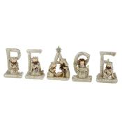 Nativity Peace Letters Set (39x5x12.5cm) image