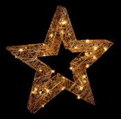 45cm - Lit Metal Hollow Star image
