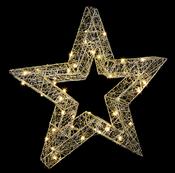 45cm - Lit Metal Hollow Star image