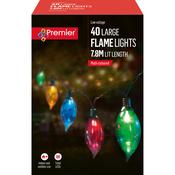 40 Flame Light w-80 Multi LEDs
