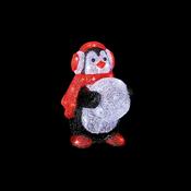 30cm Acrylic Penguin Snowball