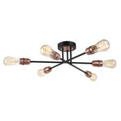 VENUS 6L SURFACE FITTING BLACK c/w COPPER FINISH image