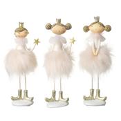 Standing Princess In Pink Dress Mix (6x5x17cm)