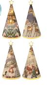LED Light-Up Cones 4 Assorted 21cm