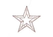 38CM STAR MOTIF 3D COPPER WW 80L
