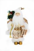 30CM GOLD STANDING SANTA