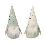 Sitting Gonks With Gold Star Hats Mix (6x5x12cm)