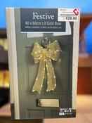 40x60cm Gold Bow