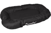 Dog Bed -Oval Black Flamingo Cushion Dreambay image
