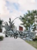 50cm - Silver Wreath with Balls image