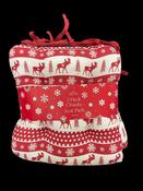Xmas Seat Pad Red