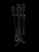 25`` Black Loop Top Companion Set (5pce)