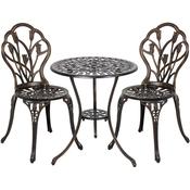 Victorian Style Bronze Bistro Set image
