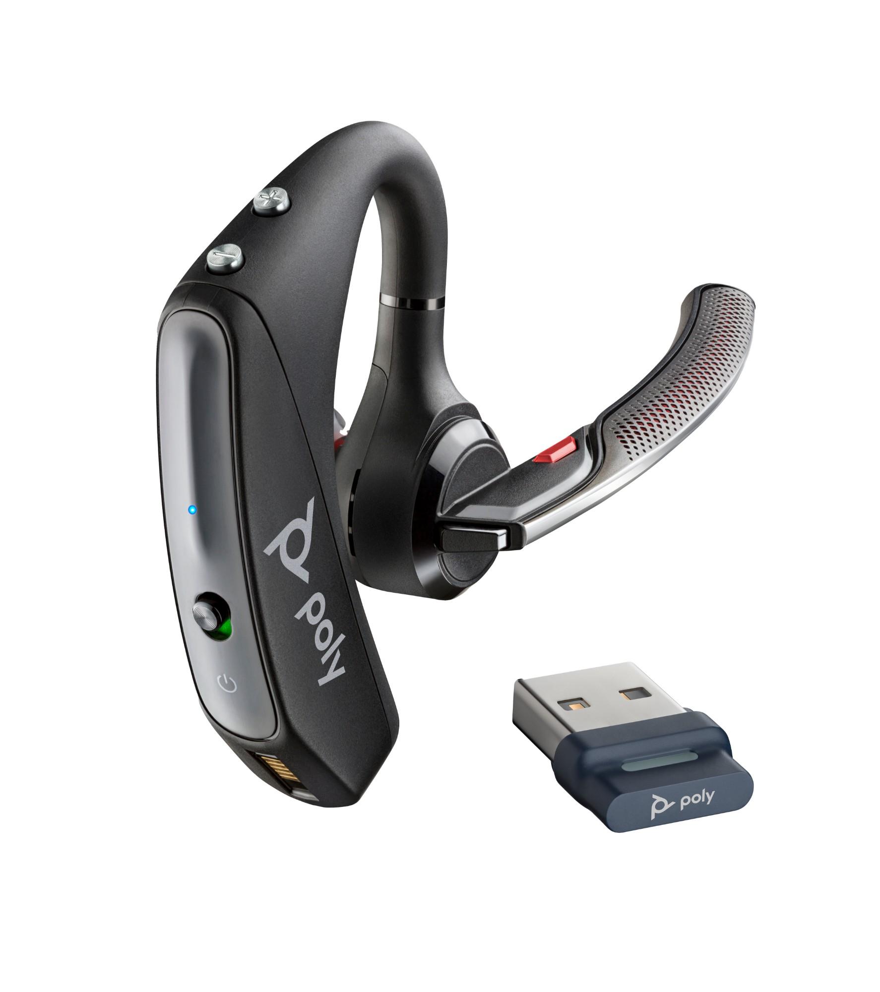 POLY Voyager 5200 Headset Wireless Ear hook Car Home office