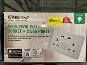 Wi-FI Twin Wall Socket + 2 USB Ports