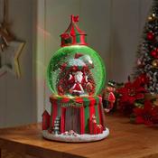 10cm Musical Santa's Big Top SnowSphere