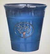 40cm Blenheim Pot - Blue image