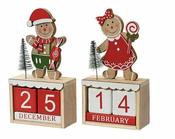 Advent calendar plywood gingerbread 2 assorted image