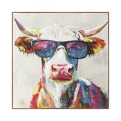 Cool Cow Canvas 80 x 80cm image