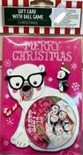Gift card with ball game