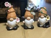 Gnome blue pink yellow 3 assorted - l11xw8,5xh22,5cm