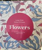 Large Print Colour &amp; Frame Flowers