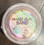 Magic clay sand, 300 g, 6 colours ass.