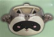 Mug, Huggy Mug, Raccoon, dolomite, 15 x 10 cm, capacity 450 ml, in gift box