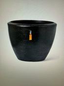 Planter ball Arc Granite 48x35 black