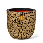 Planter ball Clay NL 35x34 black gold