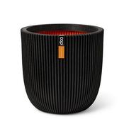 Planter ball Groove NL 43x41 black image