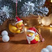Santa Hat Duckling Pendant image