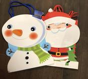 Santa or Snowman Gift Bag small assorted image
