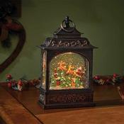 SnowSwirl Flying Santa Lantern image