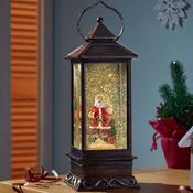 SnowSwirl Santa Lantern image