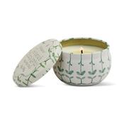 Tulip 2oz Printed Tin Candle - Wisteria &amp; Willow