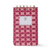 Tulip Twin Wire Notepad - Pinwheel Pink