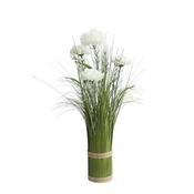 White Carnation Grass Bundle 45cm