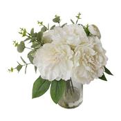 White Floral Display 27x33cm image