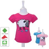 T-Shirt with large Sheep (Girls)