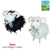 Wooden Leg Long Fur Ram