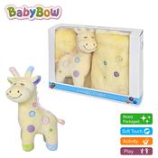 Soft Plush Giraffe &amp;amp; Blanket In A Gift Box