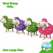 12pc Large Wooden Leg Sheep